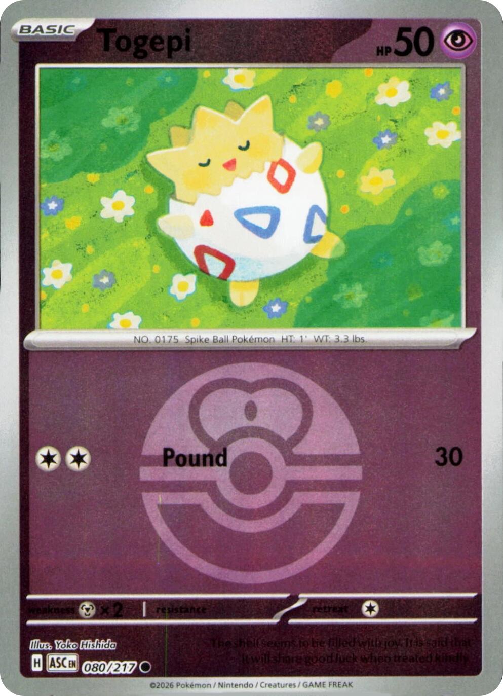 Togepi (Love Ball) [ASC - 080/217]