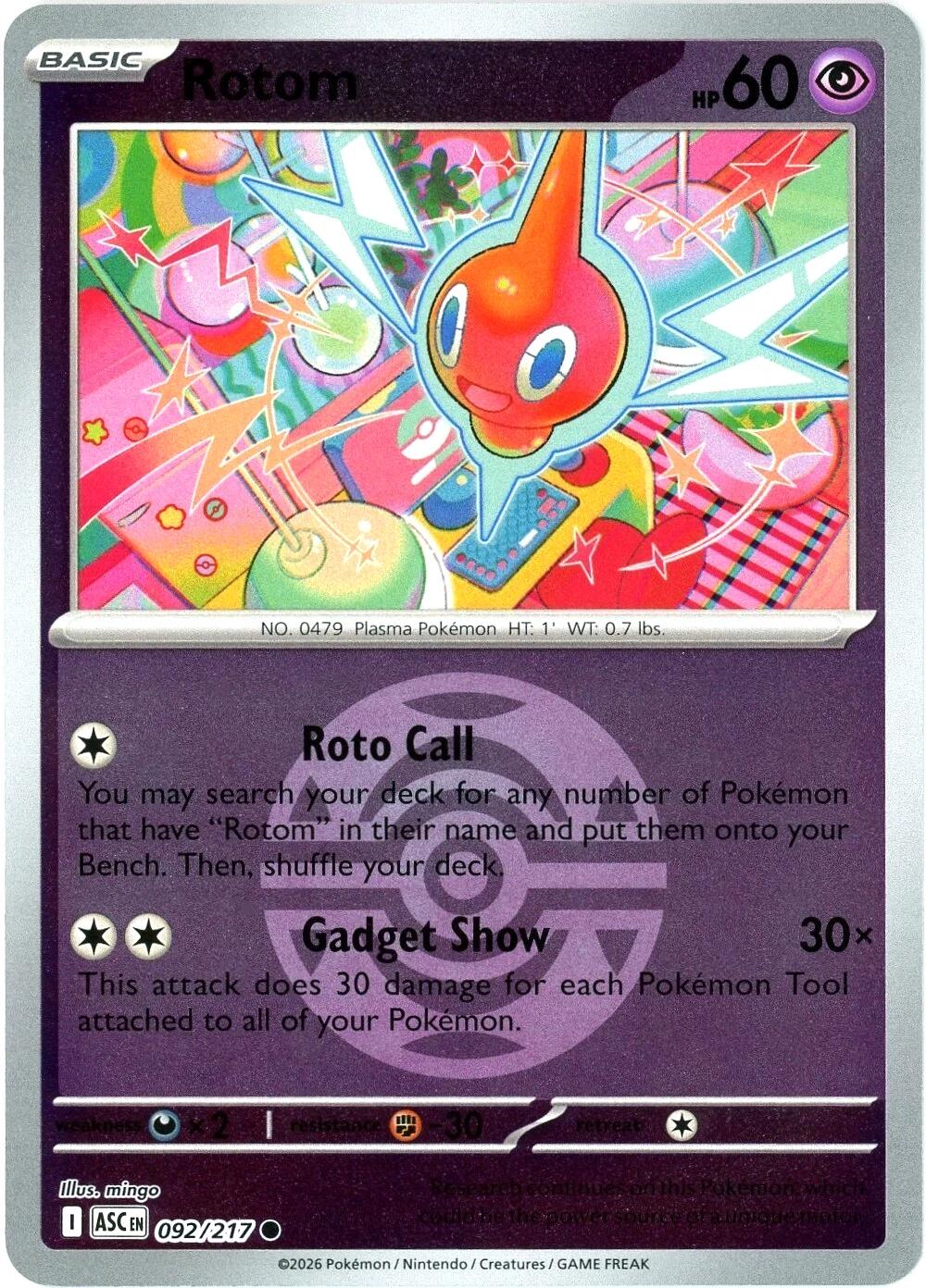 Rotom (Dusk Ball) [ASC - 092/217]