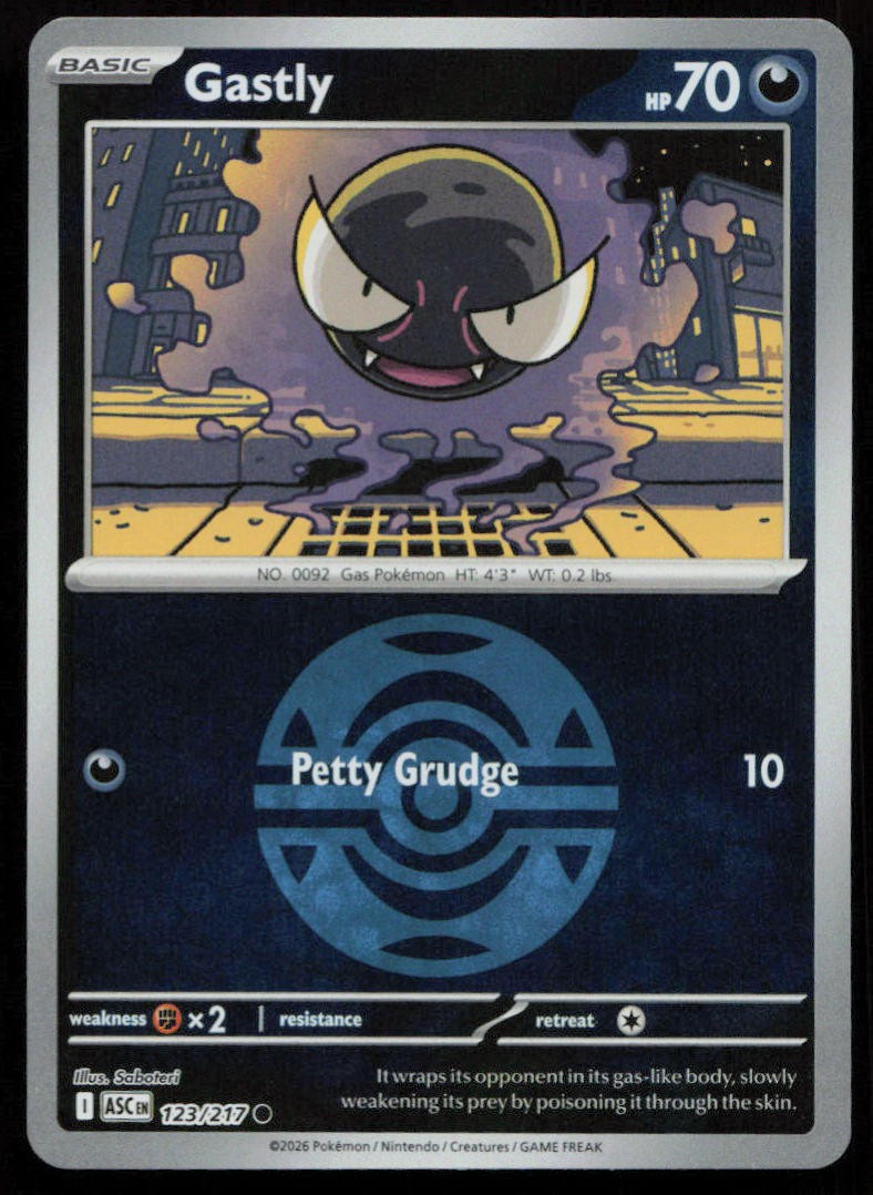 Gastly (Dusk Ball) [ASC - 123/217]