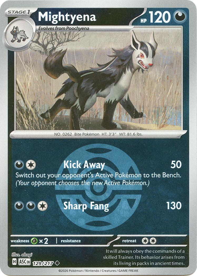 Mightyena - 129/217 (Dusk Ball) [ASC]