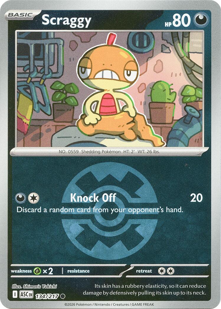 Scraggy (Quick Ball) [ASC - 134/217]