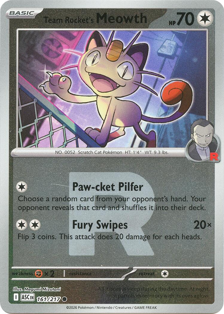 Team Rocket's Meowth (Team Rocket) [ASC - 161/217]