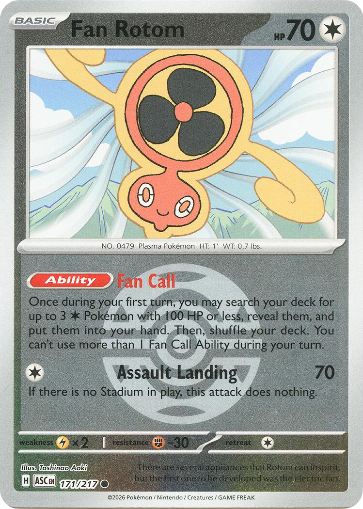 Fan Rotom - 171/217 (Dusk Ball) [ASC]