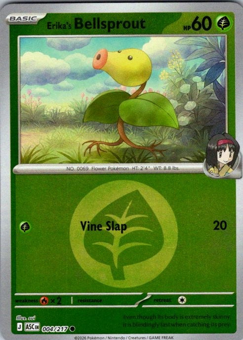 Erika's Bellsprout (Energy Symbol Pattern) [ASC - 004/217]
