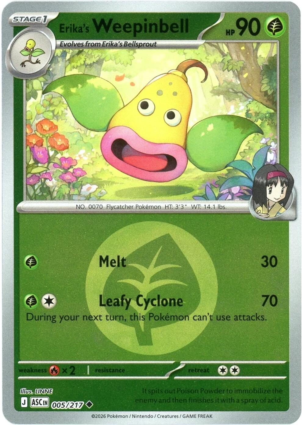 Erika's Weepinbell (Energy Symbol Pattern) [ASC - 005/217]