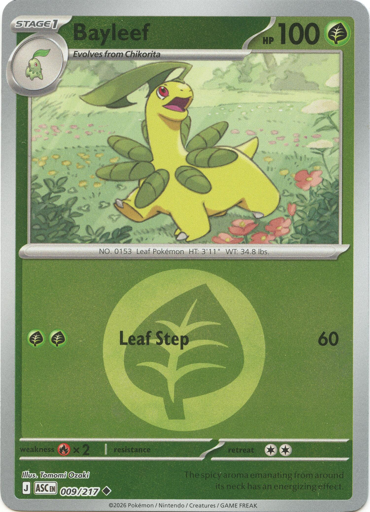 Bayleef (Energy Symbol Pattern) [ASC - 009/217]