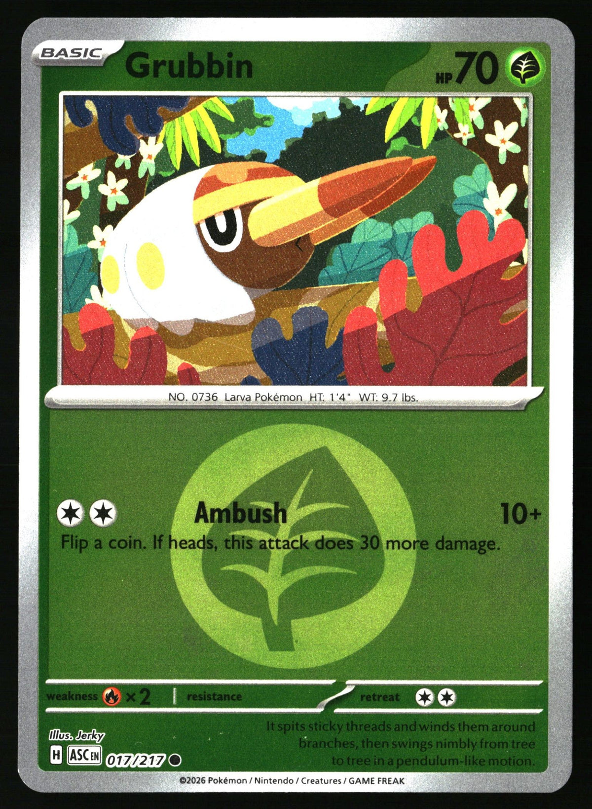 Grubbin (Energy Symbol Pattern) [ASC - 017/217]