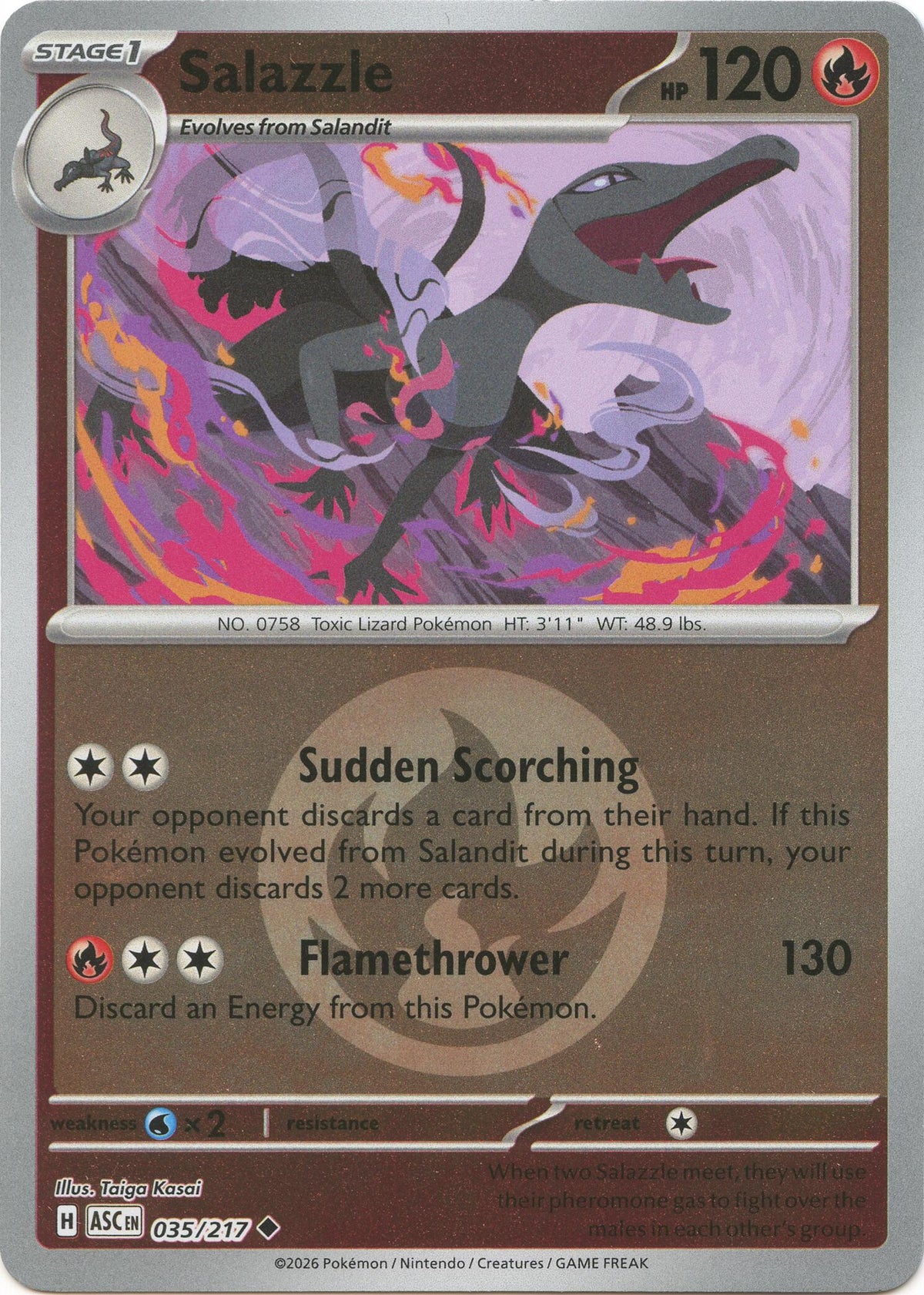 Salazzle - 035/217 (Energy Symbol Pattern) [ASC]