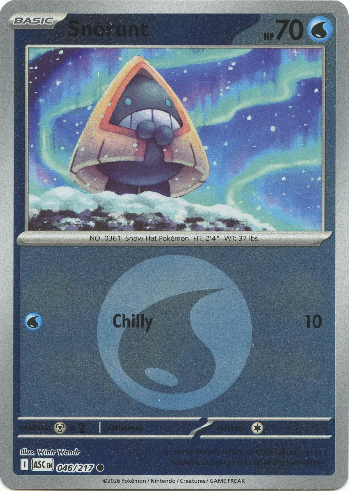 Snorunt - 046/217 (Energy Symbol Pattern) [ASC]