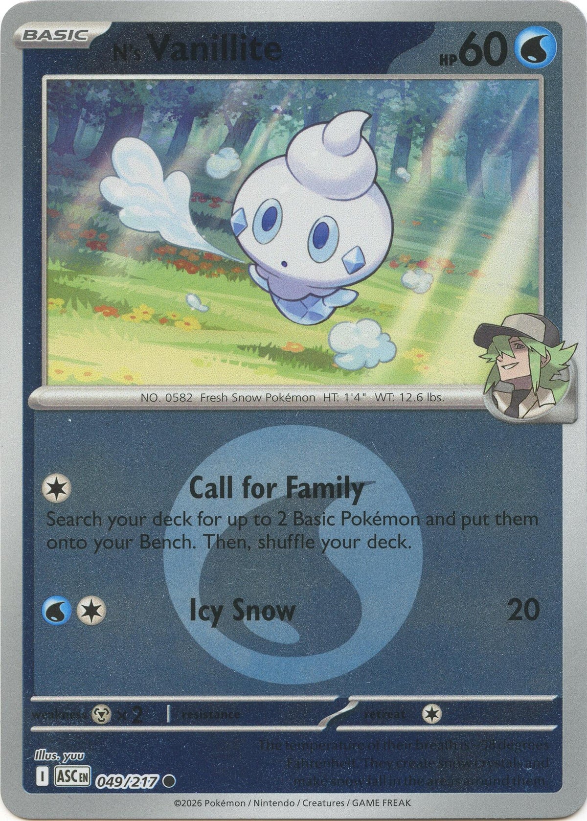 N's Vanillite (Energy Symbol Pattern) [ASC - 049/217]
