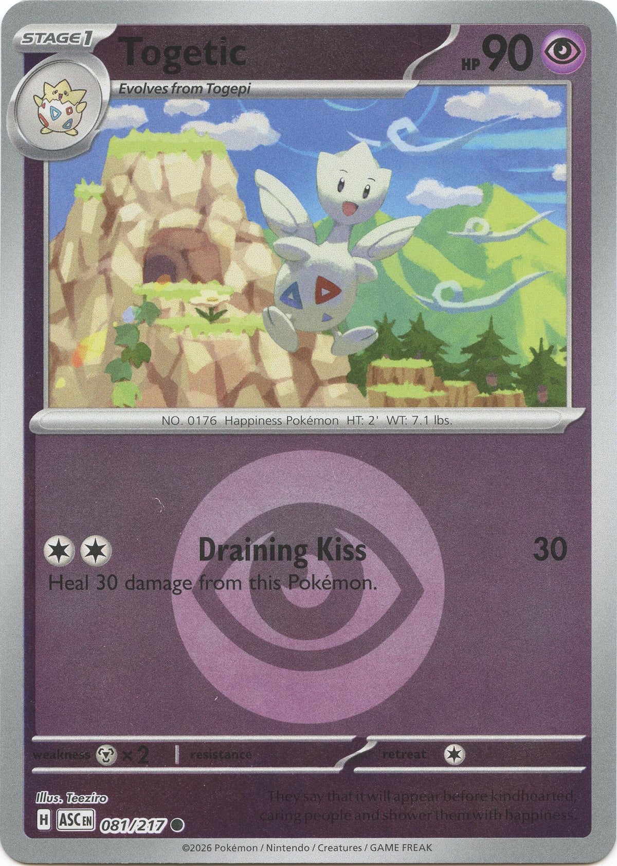 Togetic (Energy Symbol Pattern) [ASC - 081/217]