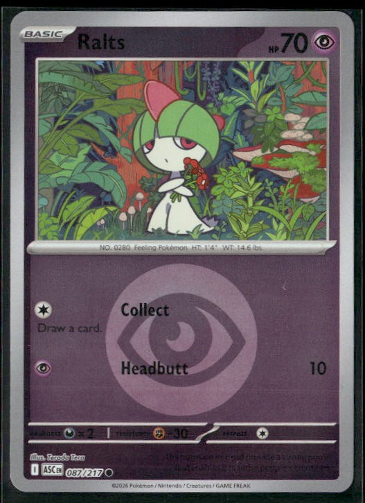 Ralts (Energy Symbol Pattern) [ASC - 087/217]