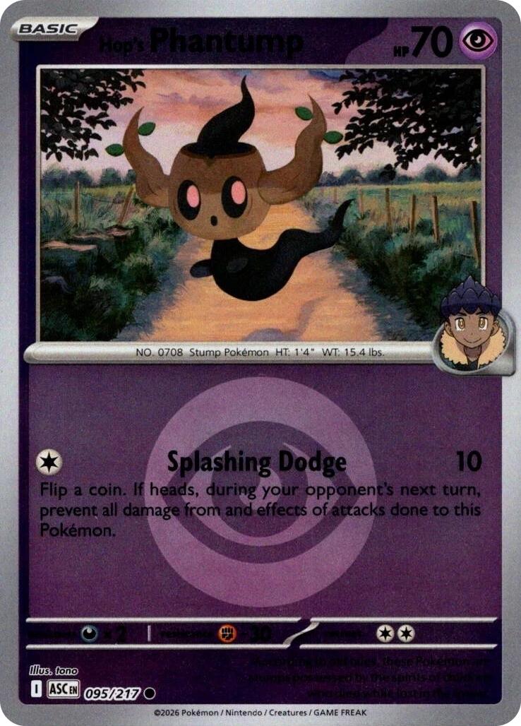 Hop's Phantump (Energy Symbol Pattern) [ASC - 095/217]