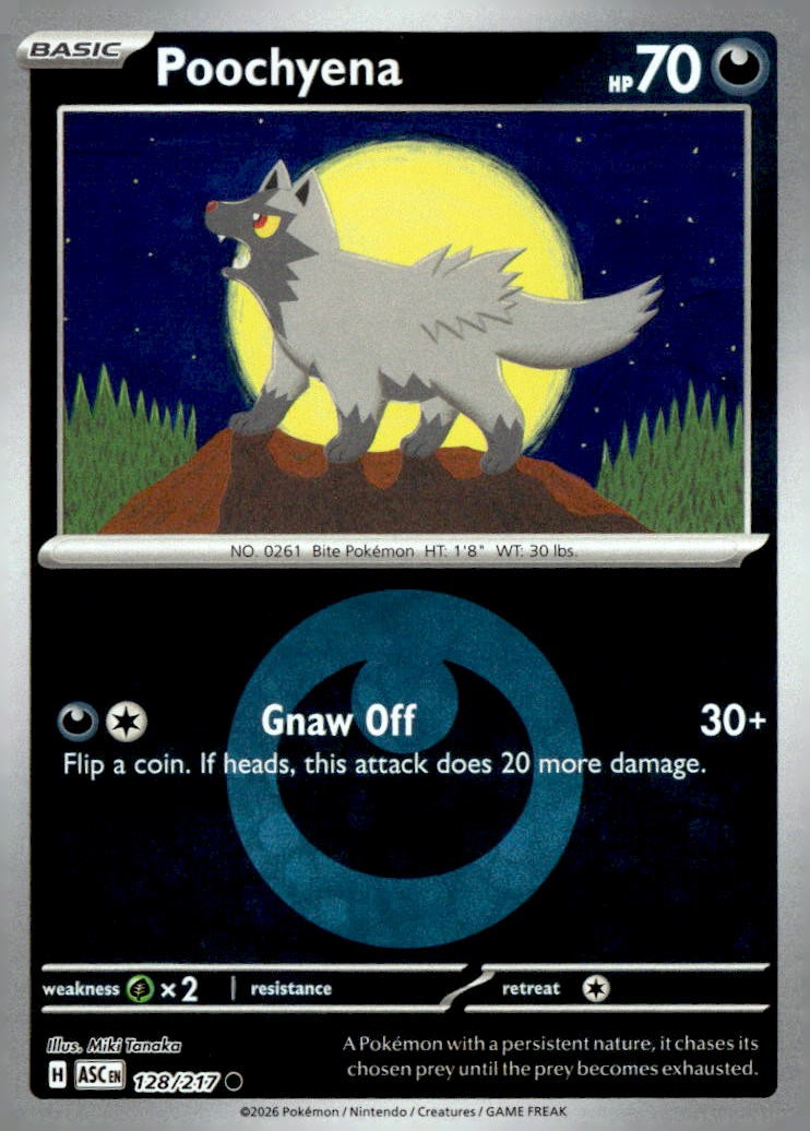 Poochyena (Energy Symbol Pattern) [ASC - 128/217]