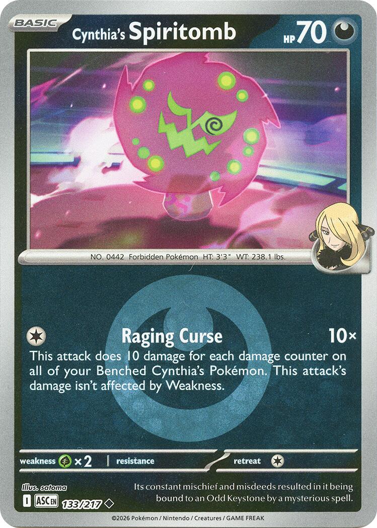 Cynthia's Spiritomb - 133/217 (Energy Symbol Pattern) [ASC]