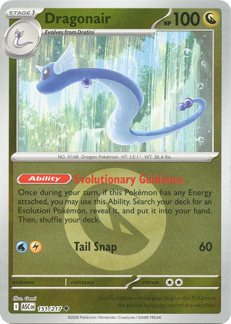 Dragonair (Energy Symbol Pattern) [ASC - 151/217]
