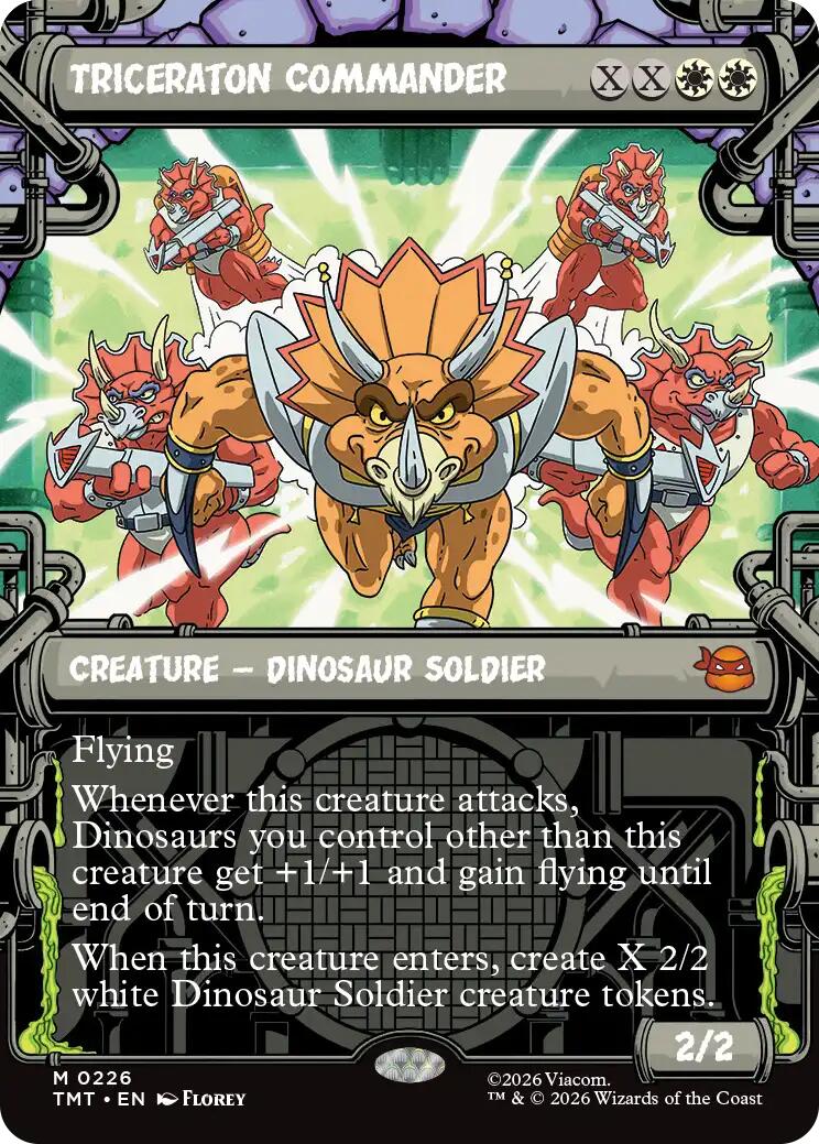 Triceraton Commander (Showcase) [TMT - 226]