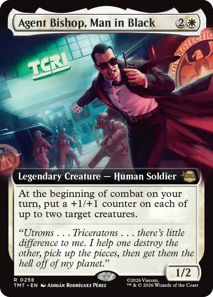 Agent Bishop, Man in Black (Extended Art) [TMT - 258]