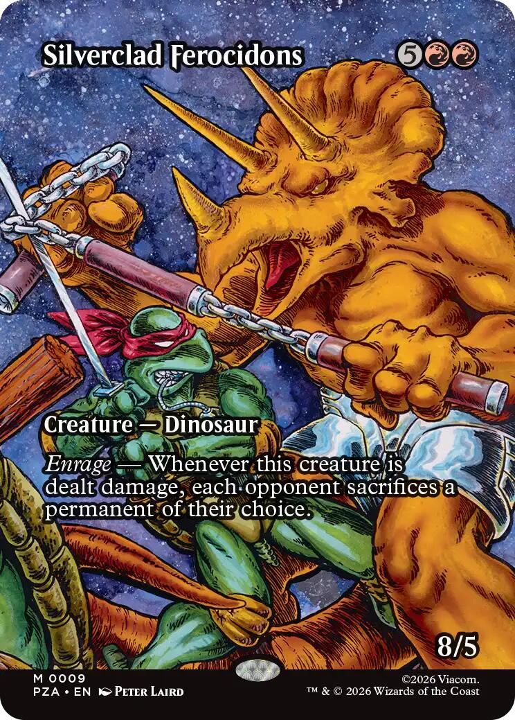 Silverclad Ferocidons (Borderless) [PZA - 9]