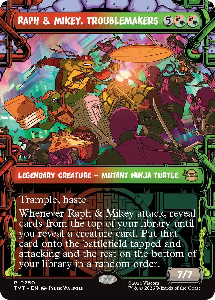 Raph & Mikey, Troublemakers (Showcase) [TMT - 250]