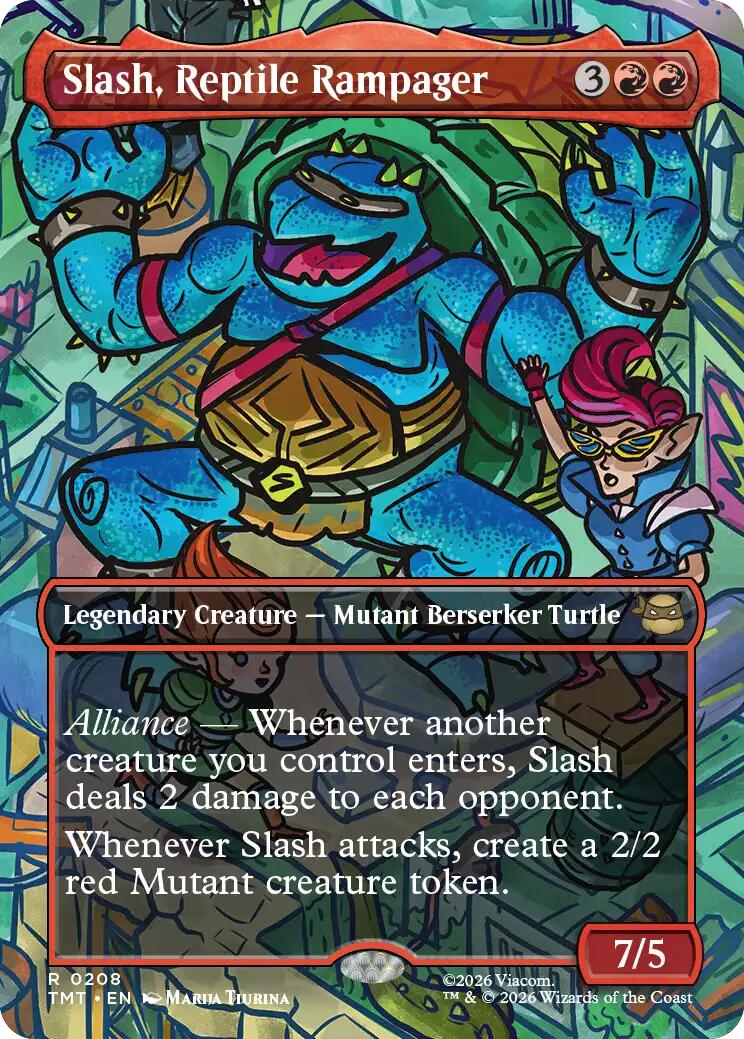 Slash, Reptile Rampager (Borderless) [TMT - 208]