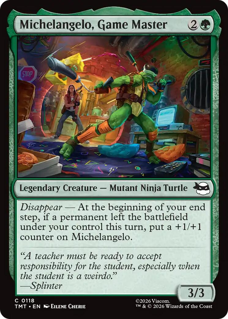 Michelangelo, Game Master [TMT - 118]