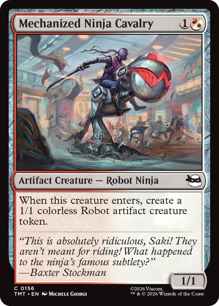 Mechanized Ninja Cavalry [TMT - 156]
