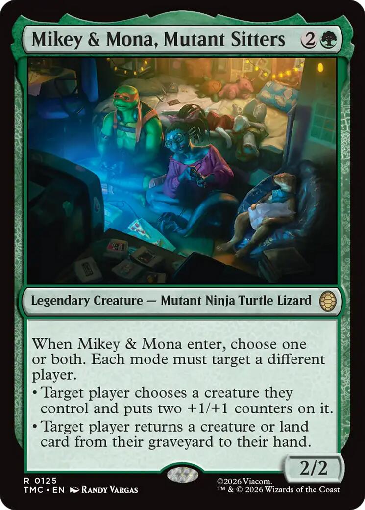 Mikey & Mona, Mutant Sitters [TMC - 125]