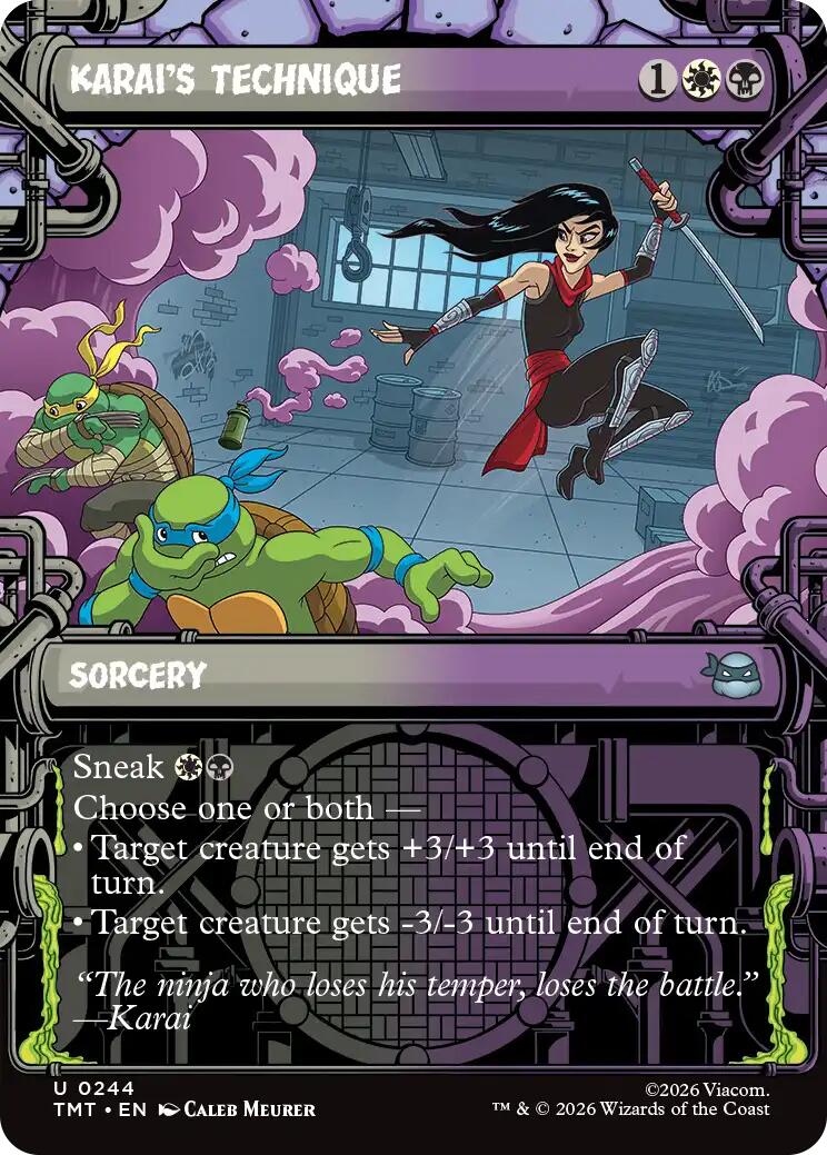 Karai's Technique (Showcase) [TMT - 244]