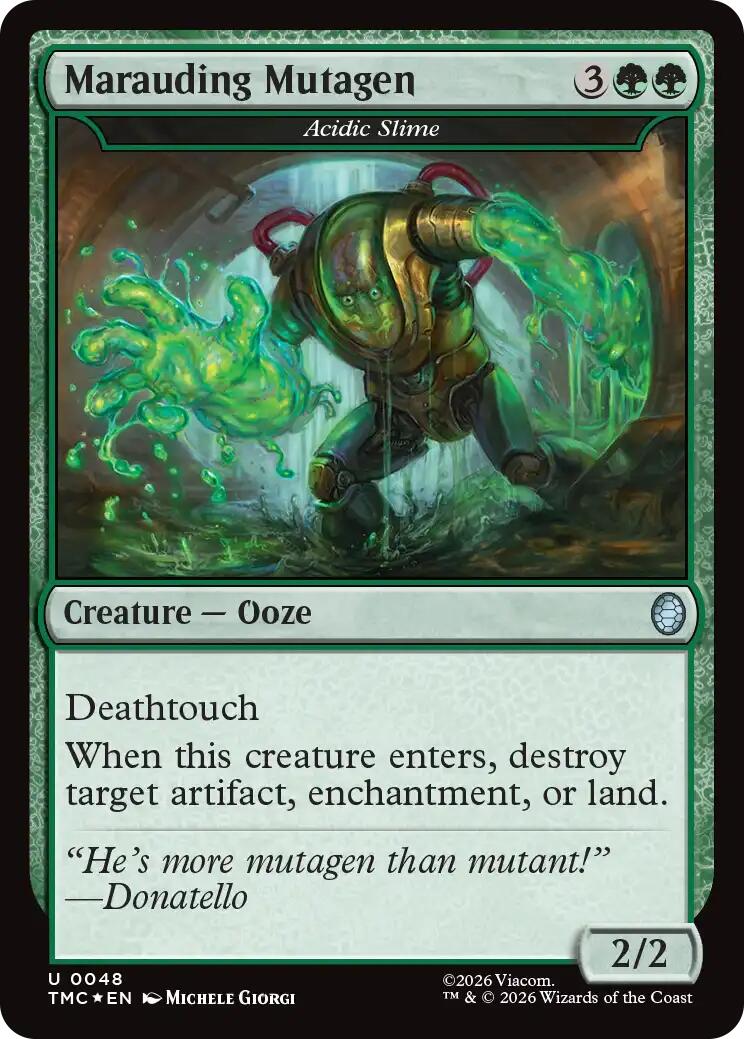 Marauding Mutagen - Acidic Slime (Surge Foil) [TMC - 48]