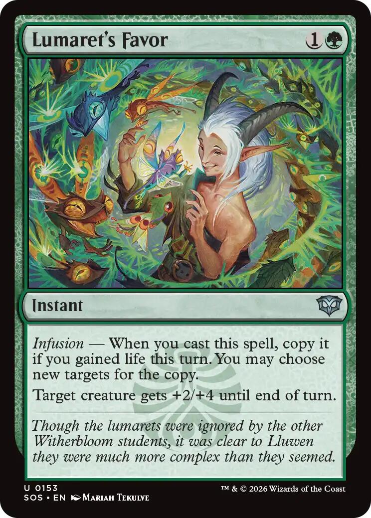 Lumaret's Favor [SOS - 153]