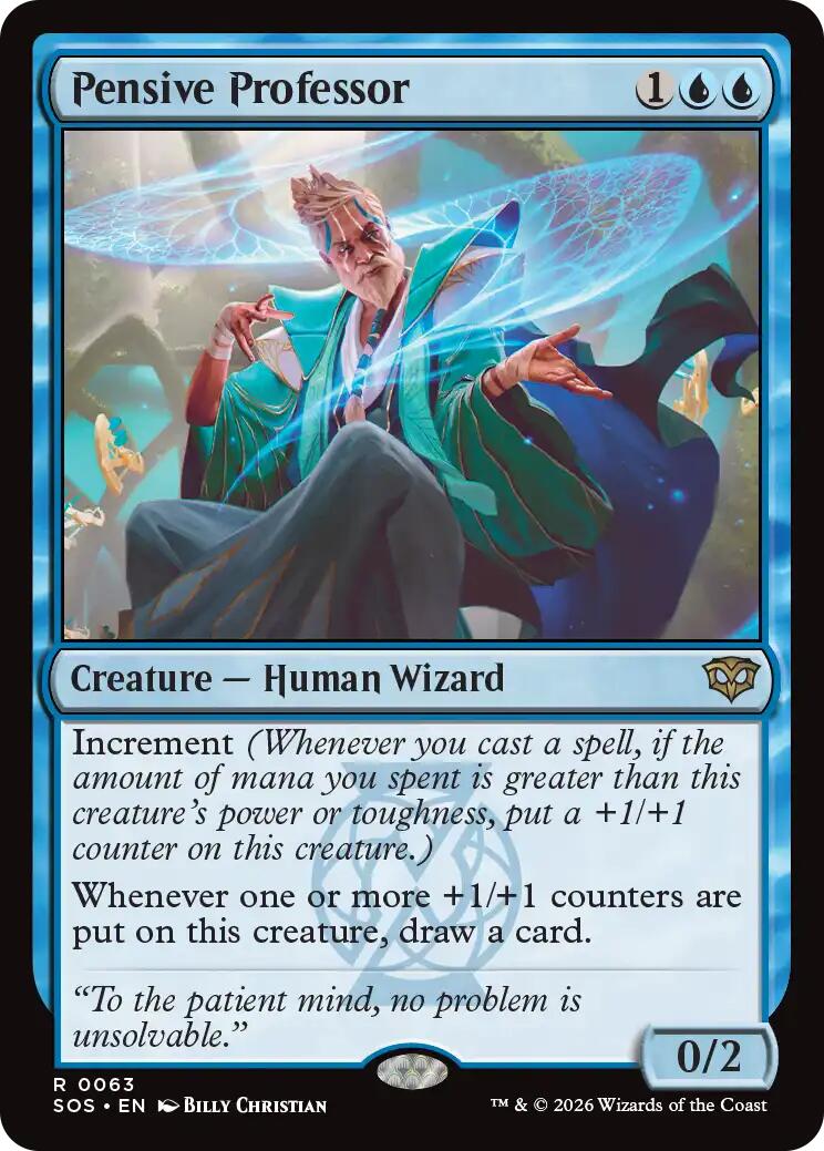 Pensive Professor [SOS - 63]