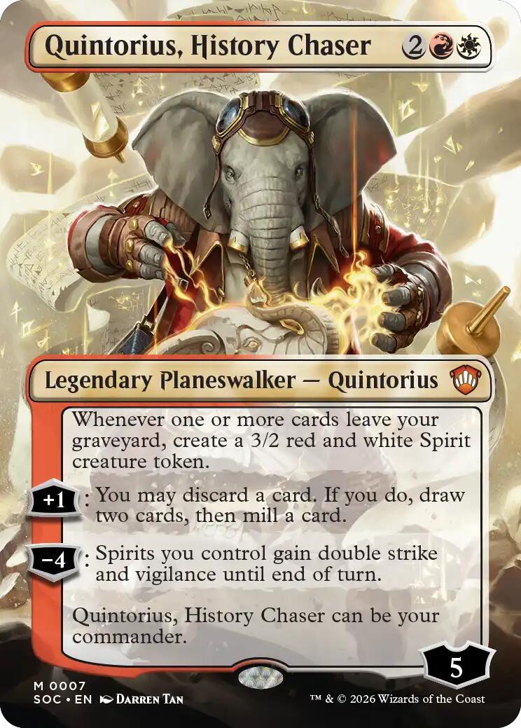 Quintorius, History Chaser (Borderless) [SOC - 7]