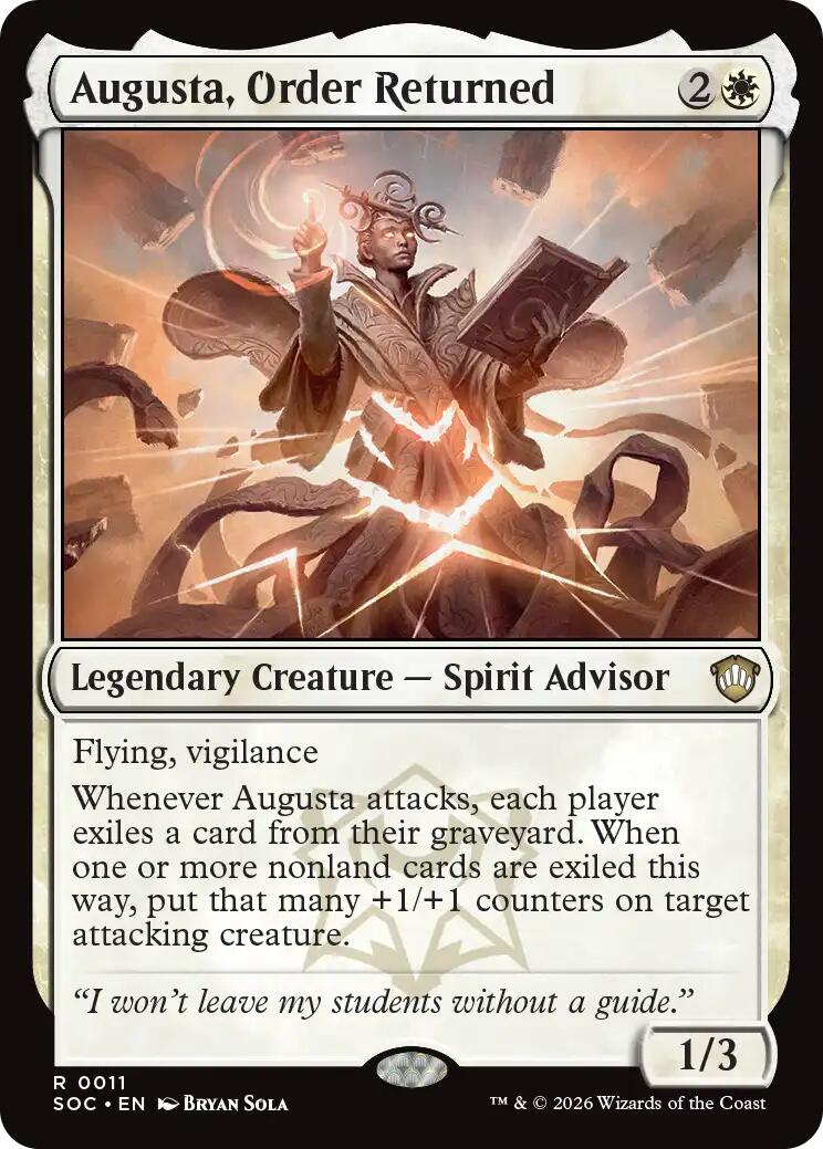 Augusta, Order Returned [SOC - 11]