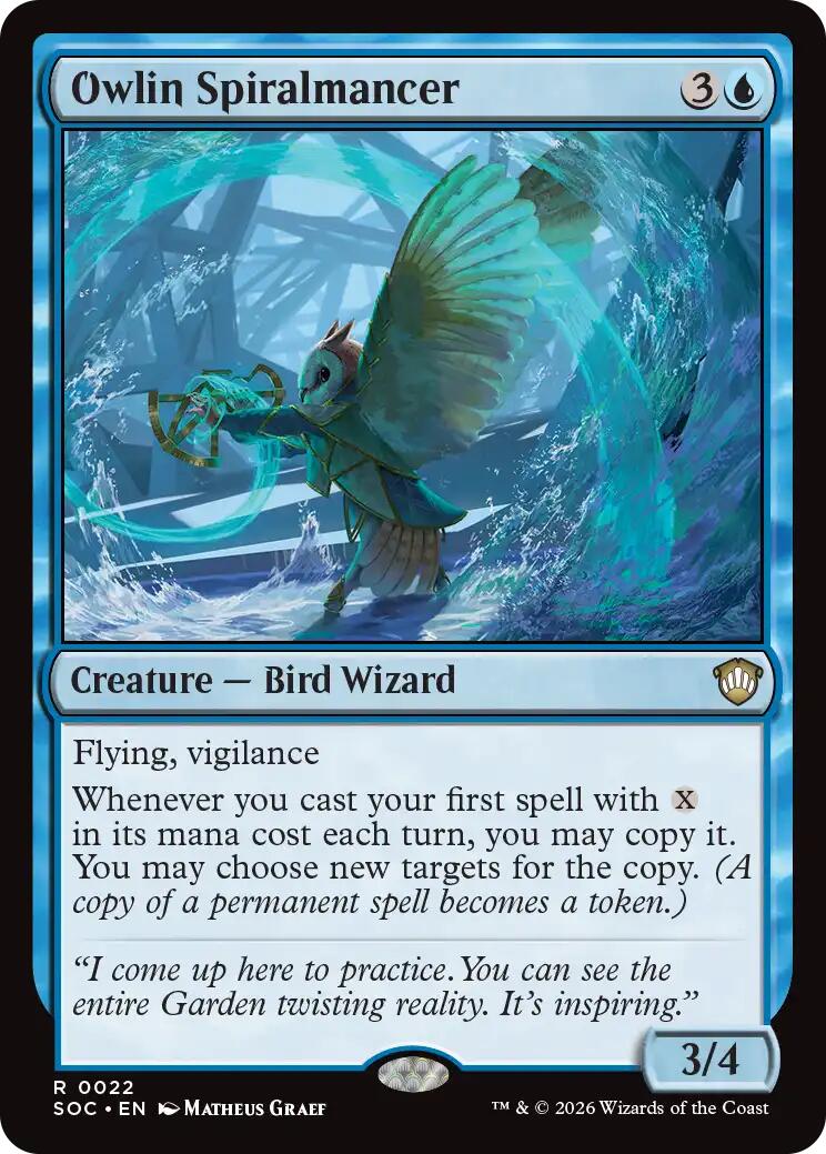 Owlin Spiralmancer [SOC - 22]
