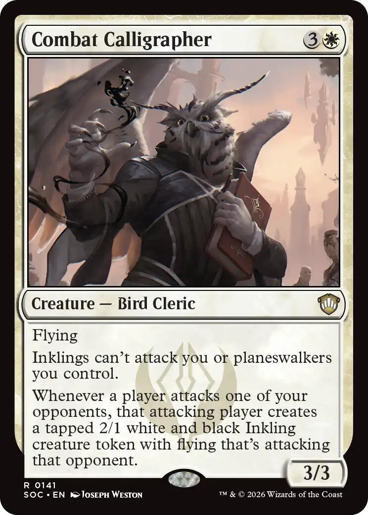 Combat Calligrapher [SOC - 141]