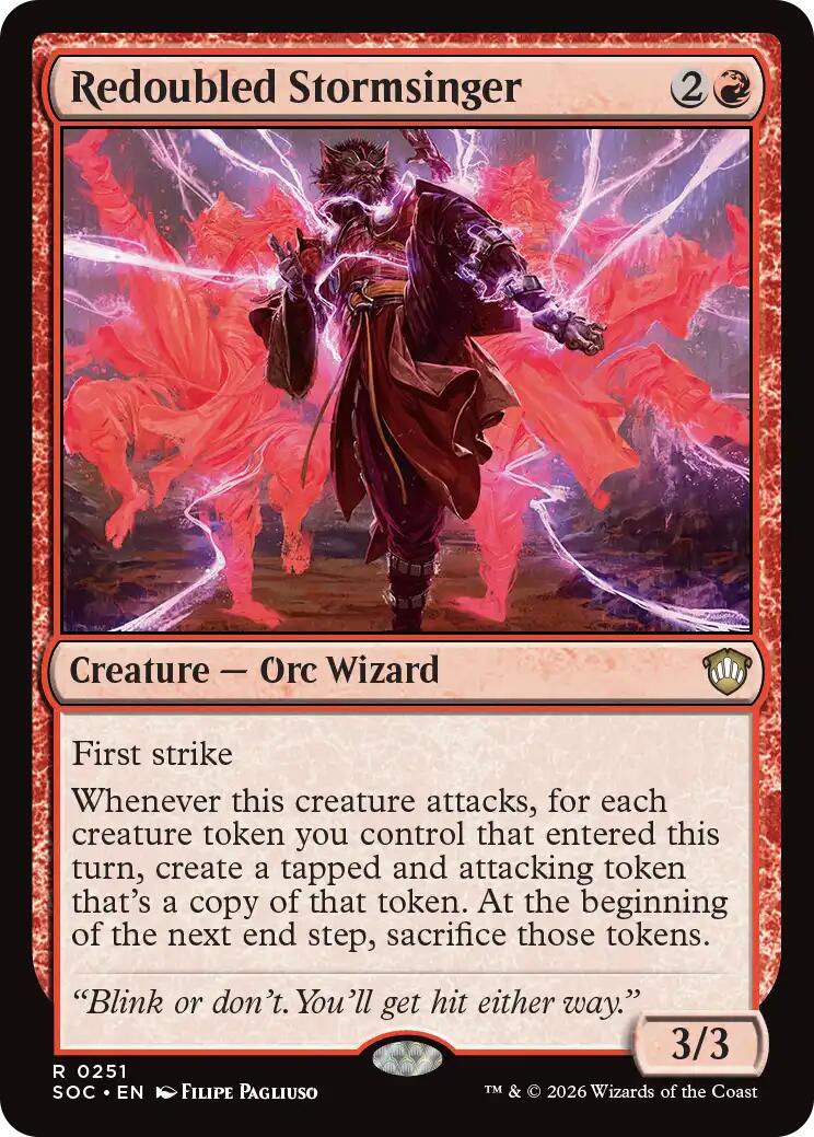 Redoubled Stormsinger [SOC - 251]