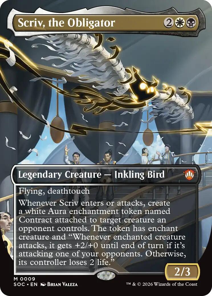 Scriv, the Obligator (Borderless) [SOC - 9]