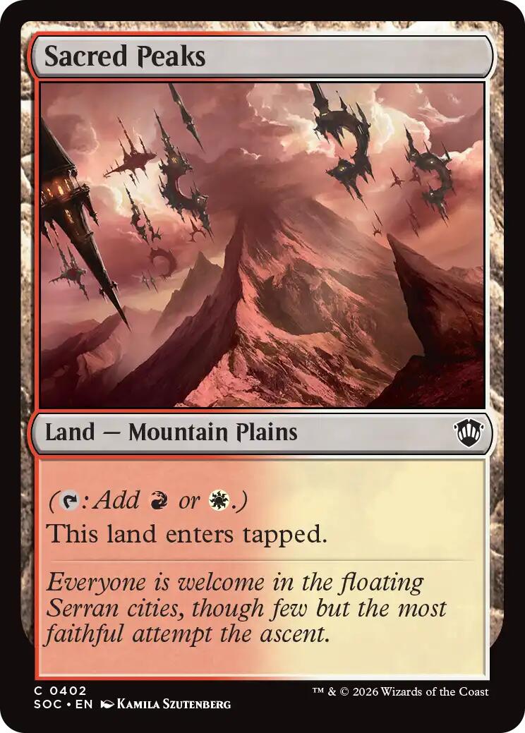 Sacred Peaks [SOC - 402]