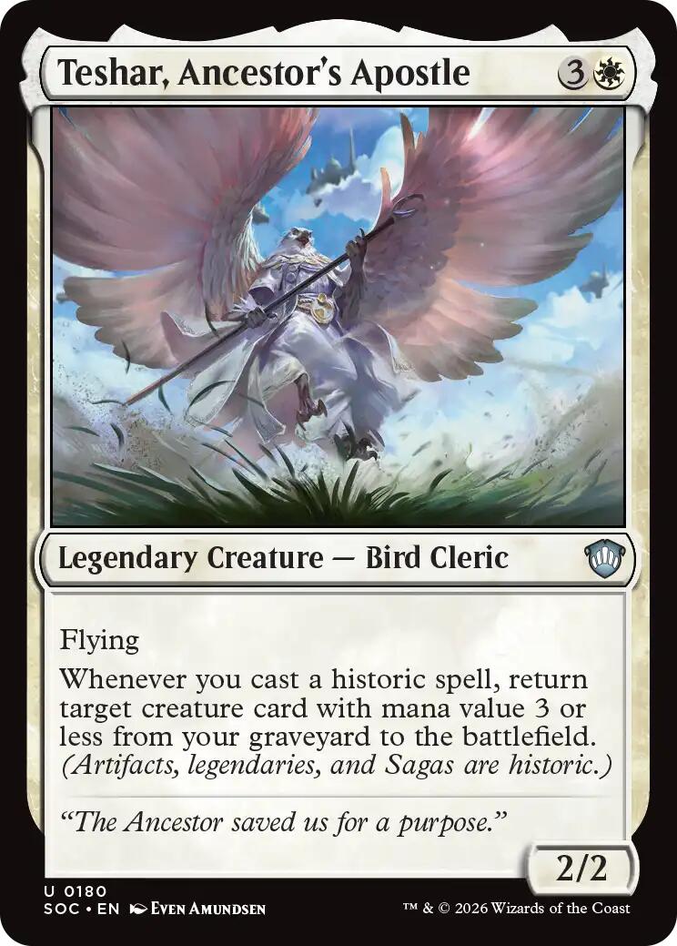 Teshar, Ancestor's Apostle [SOC - 180]