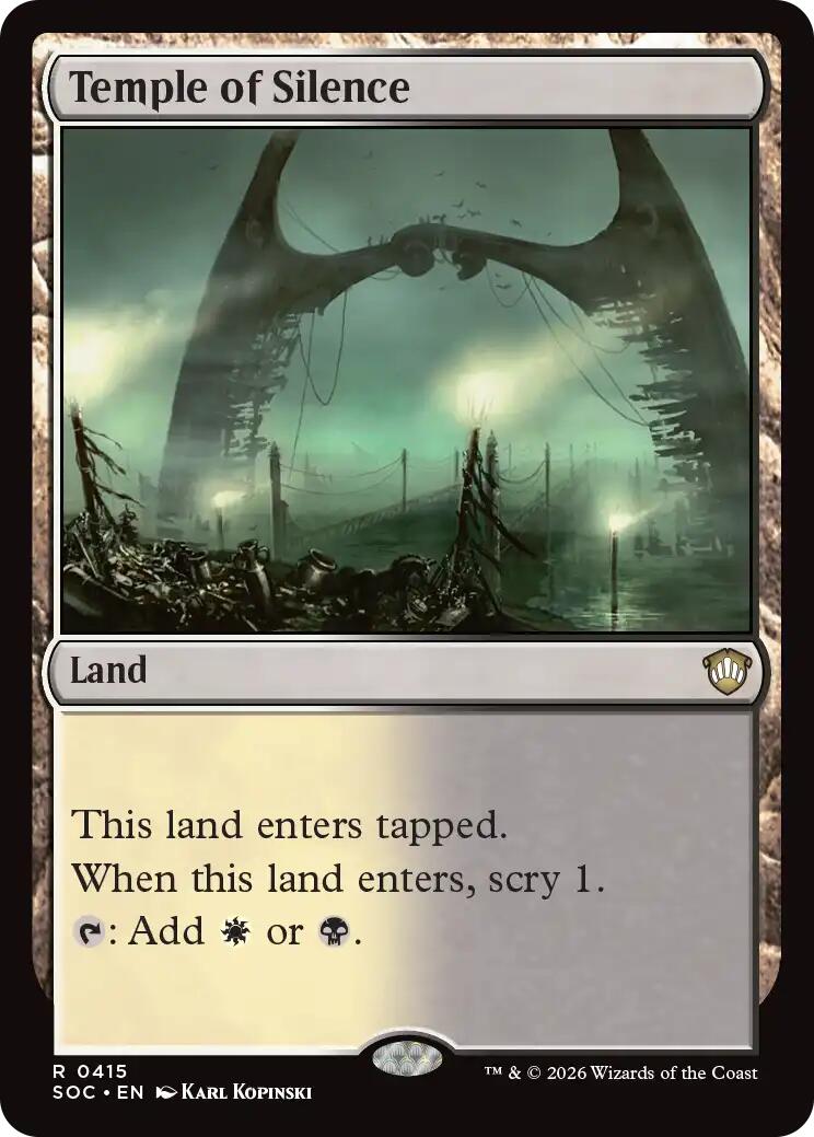 Temple of Silence [SOC - 415]