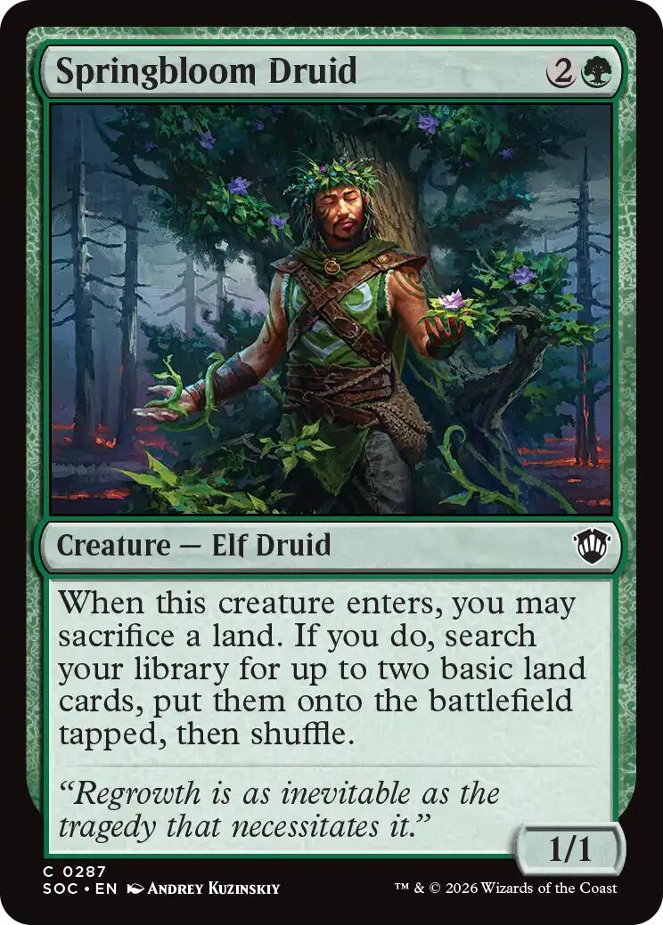 Springbloom Druid [SOC - 287]