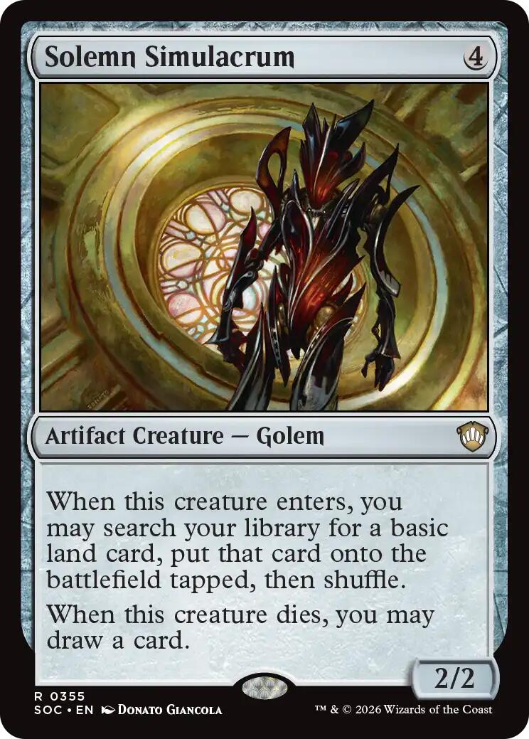 Solemn Simulacrum [SOC - 355]