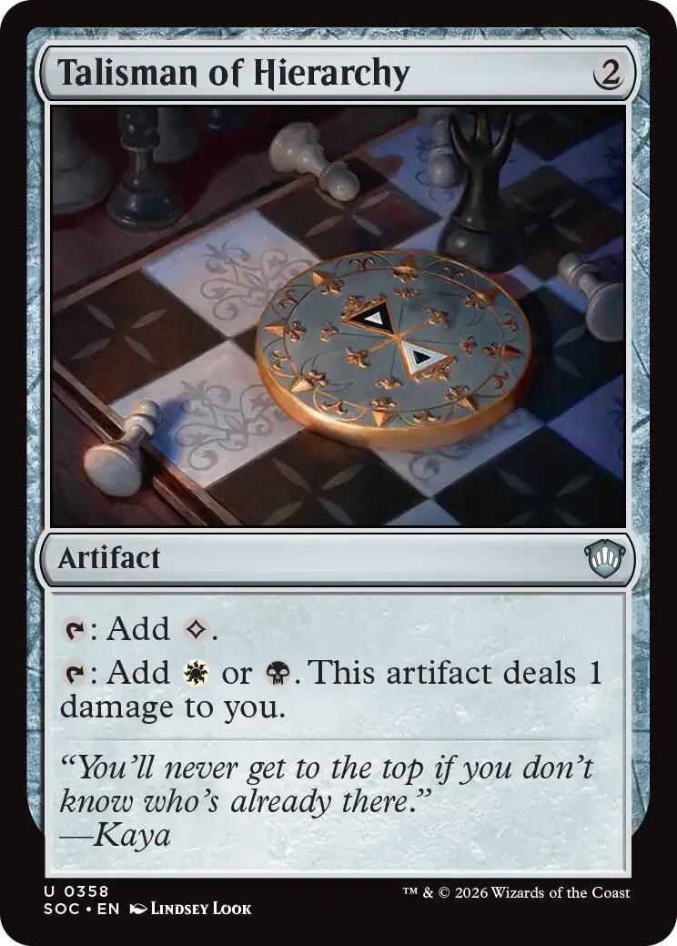 Talisman of Hierarchy [SOC - 358]