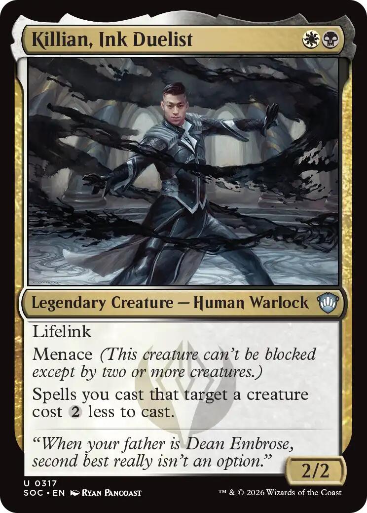Killian, Ink Duelist [SOC - 317]