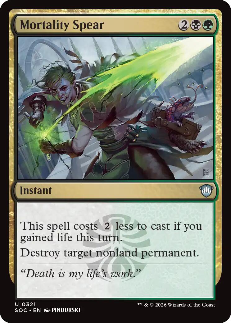 Mortality Spear [SOC - 321]
