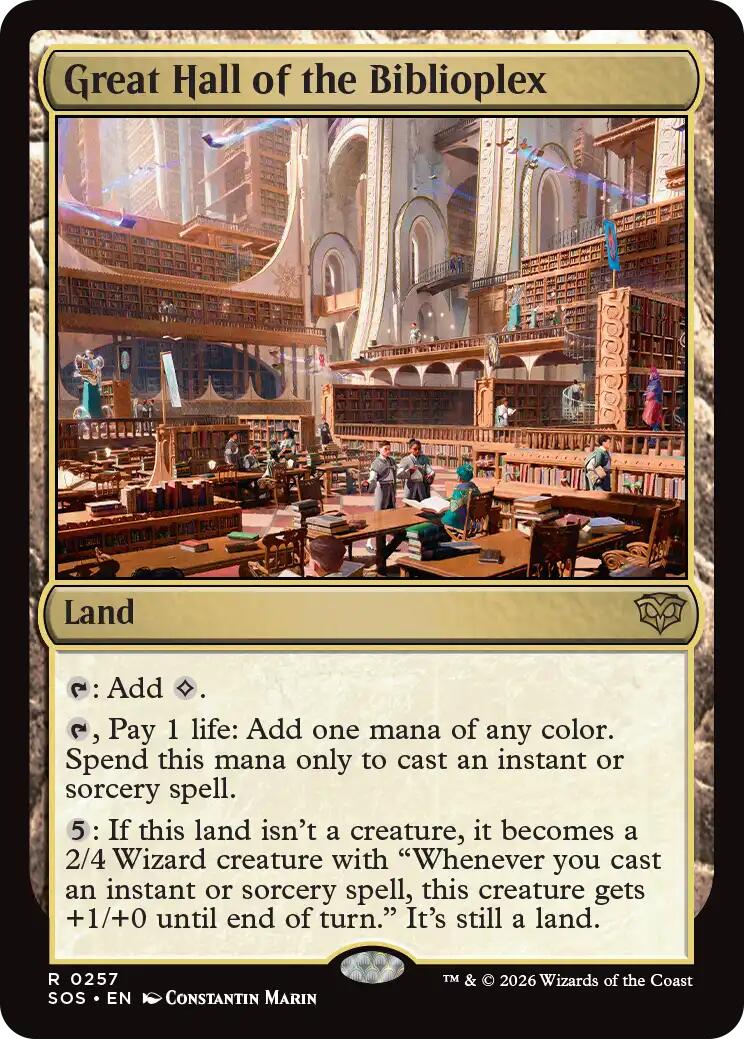 Great Hall of the Biblioplex [SOS - 257]