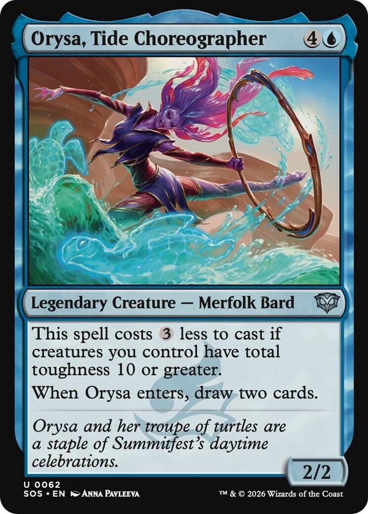 Orysa, Tide Choreographer [SOS - 62]