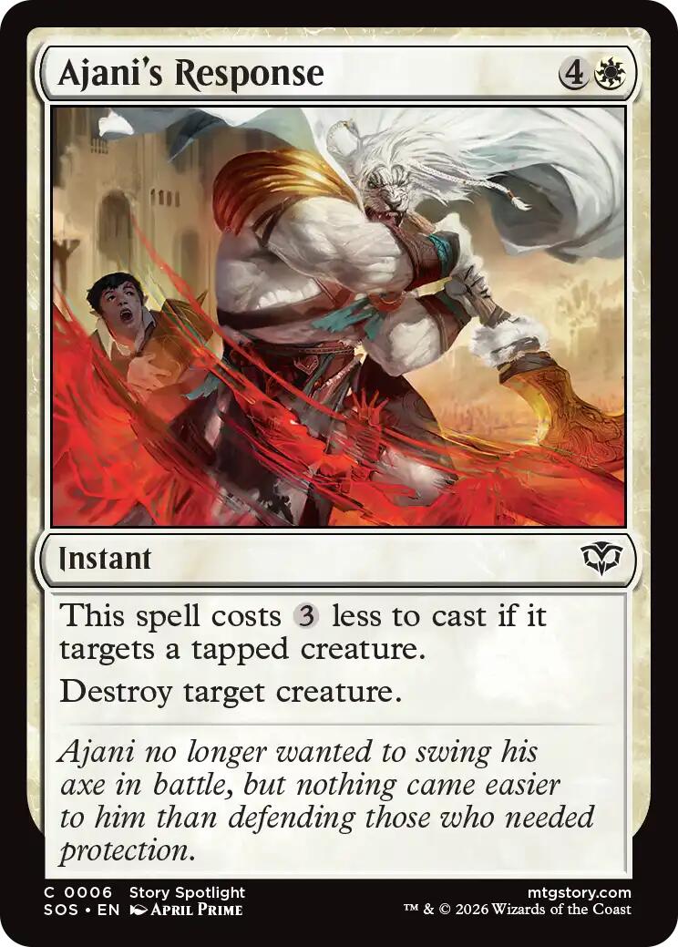 Ajani's Response [SOS - 6]