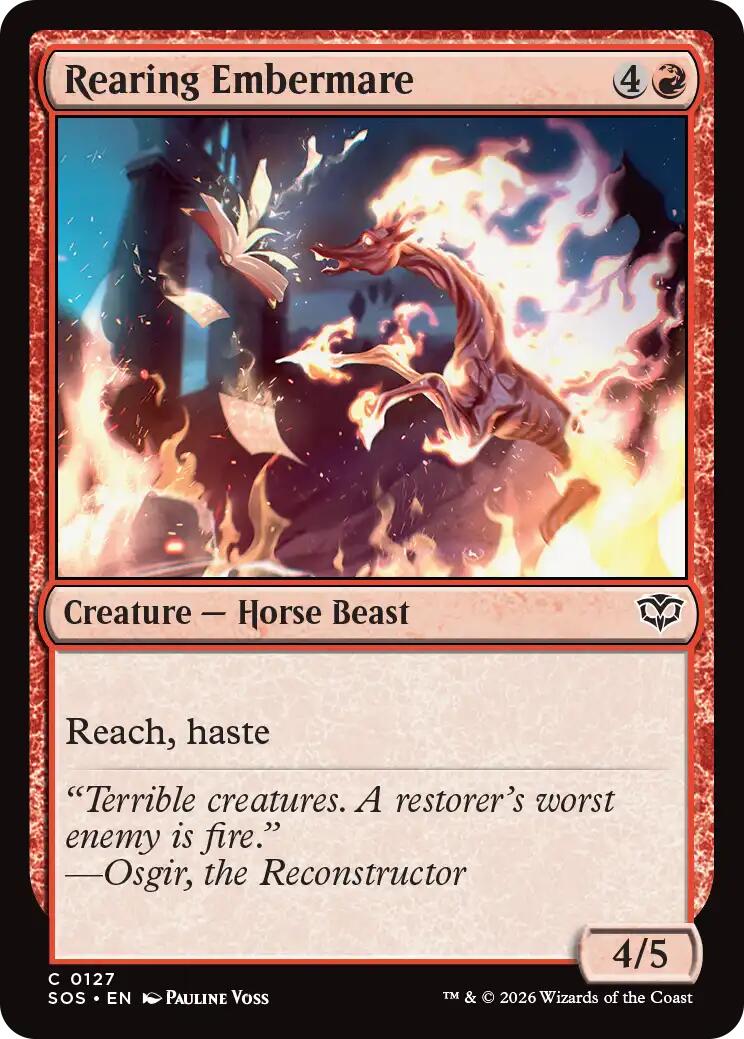 Rearing Embermare [SOS - 127]
